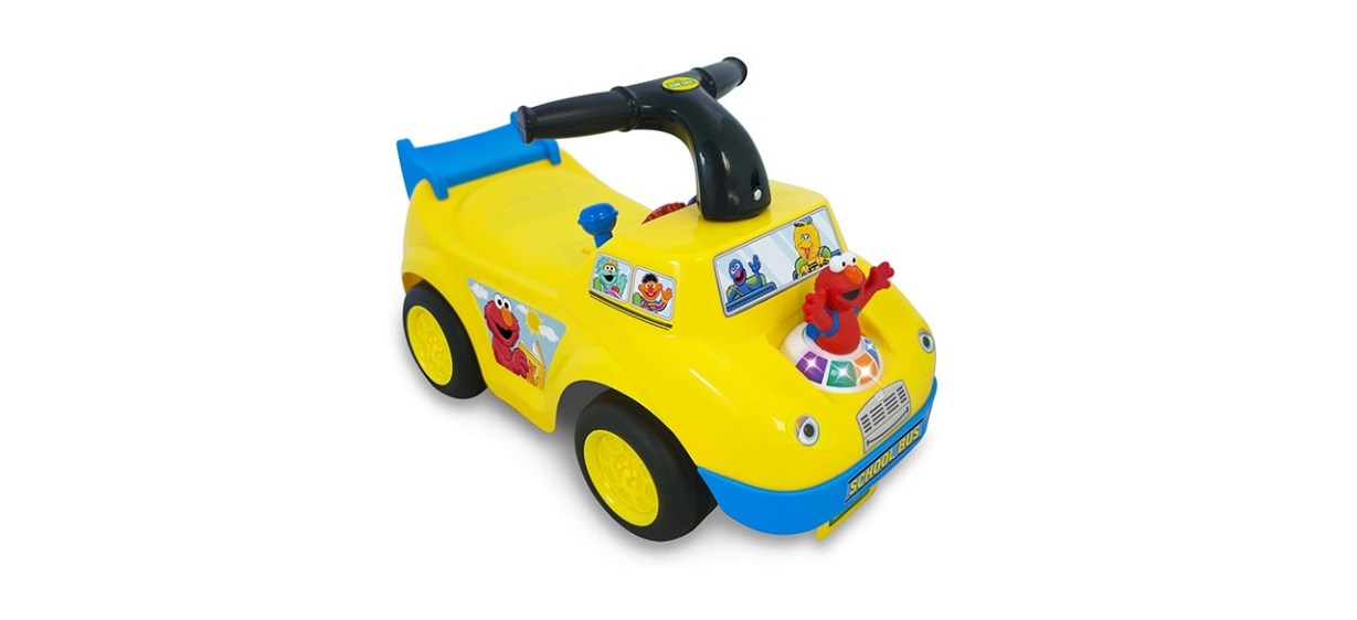Sesame Street Elmo School Bus Ride-On