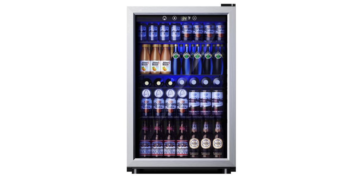 Simzlife 150 Can Beverage Refrigerator Cooler