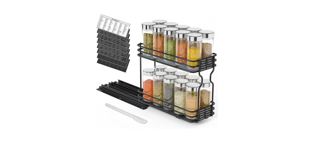 SpaceAid Pull-Out Spice Rack