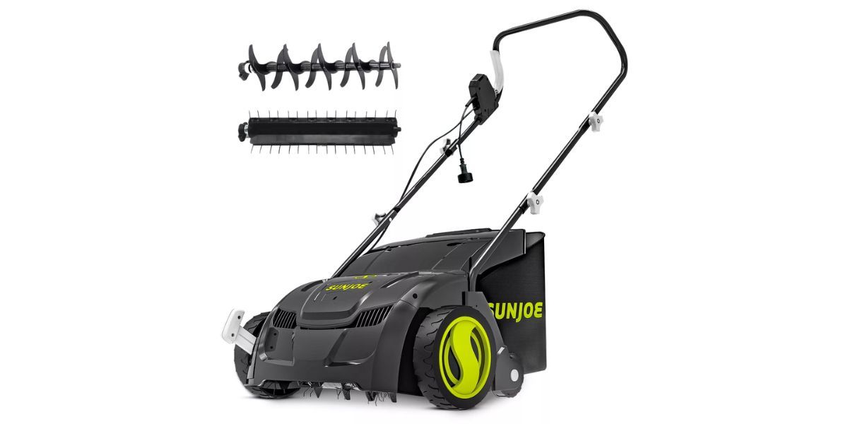 Sun Joe Electric Lawn Dethatcher &amp; Scarifier