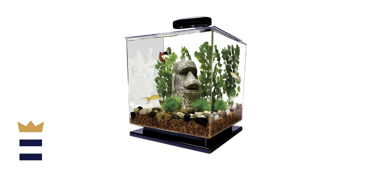 Tetra LED Cube Shaped 3 Gallon Aquarium with Pedestal Base 