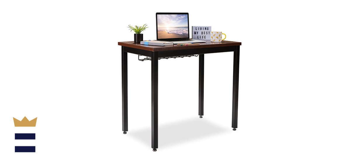 The Office Oasis Small Computer Desk With Cable Management Tray