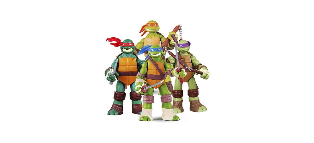 CRJ TMNT 4-Piece Action Figures Set