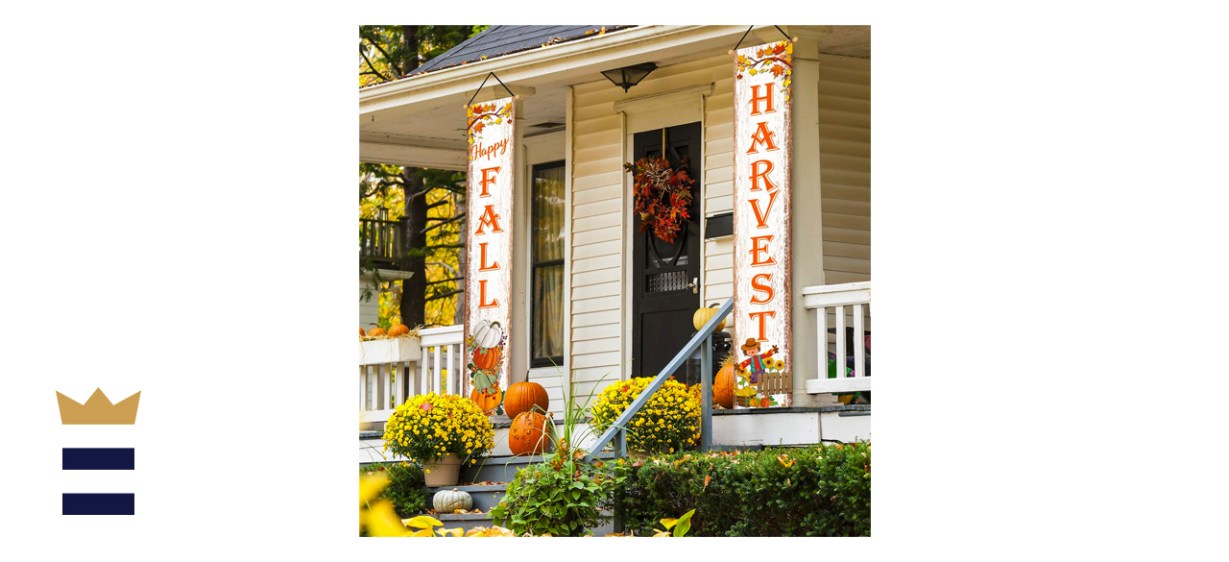 Whaline Fall Harvest Porch Sign