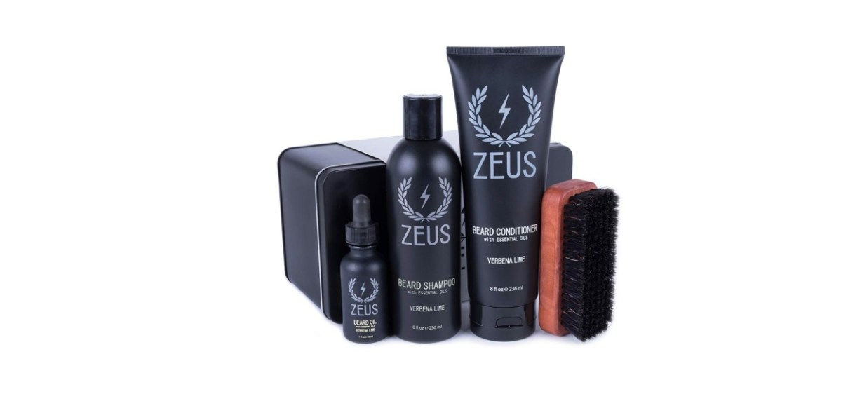 ZEUS Deluxe Beard Grooming Kit for Men