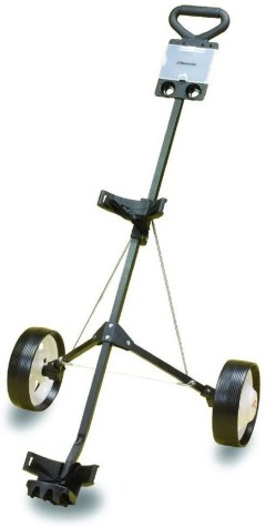 JEF WORLD OF GOLF Deluxe Steel Push Cart