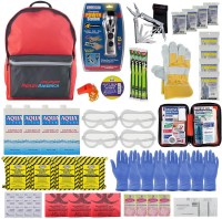 Ready America 70385 Deluxe Emergency Kit 4 Person Backpack
