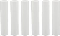 Creative Hobbies 4-Inch Tall White Plastic Candle Covers Sleeves