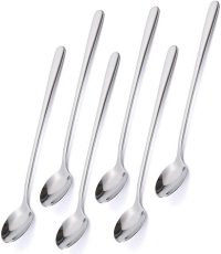FOXAS 9-inch Long Handle Ice Spoons