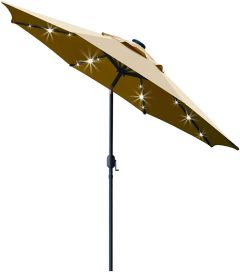 Sunnyglade LED Lighted Patio Umbrella