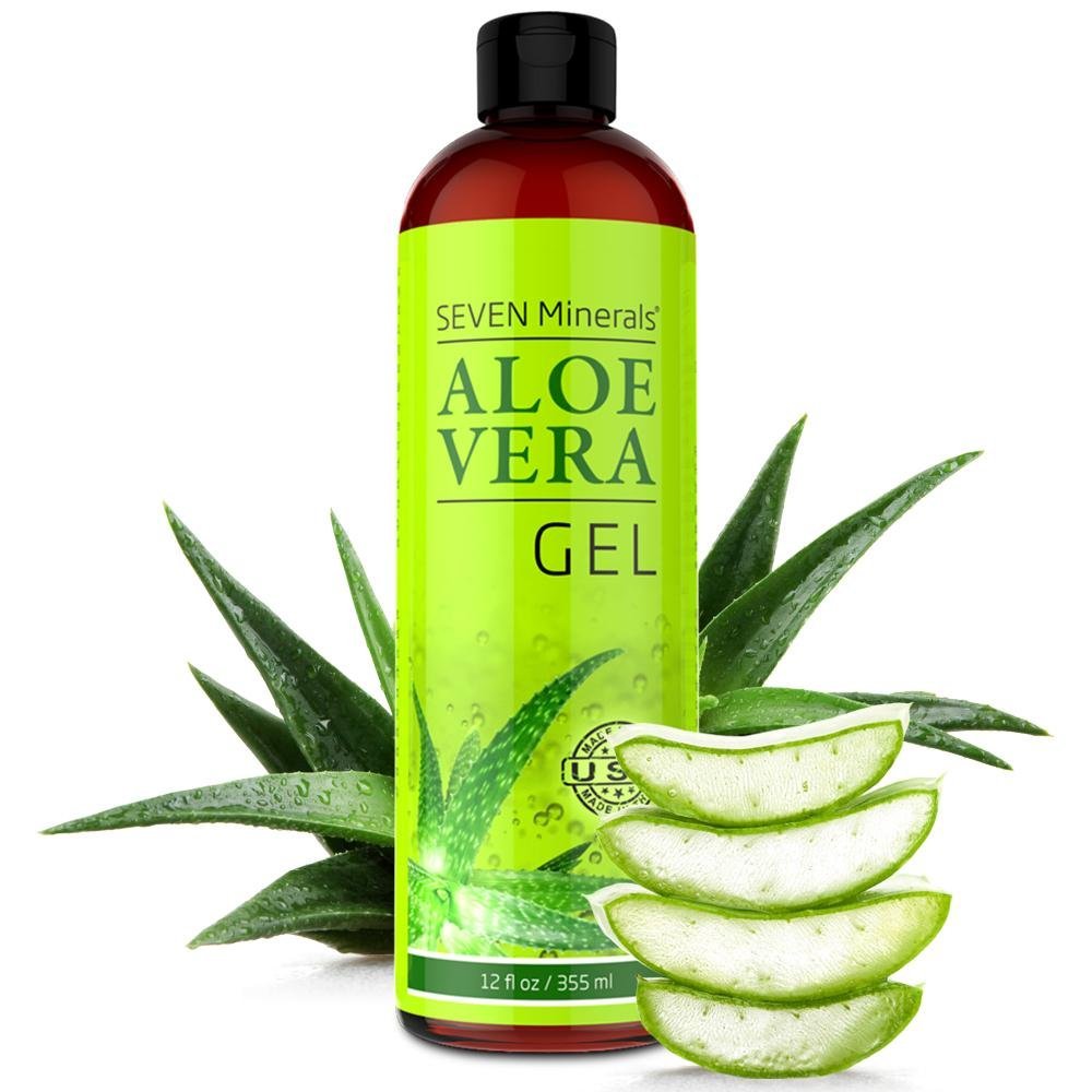 Seven Minerals NOT A LOTION 99% Organic Aloe Vera Gel
