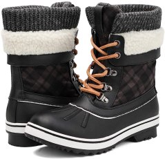 ALEADER Women’s Fashion Waterproof Winter Snow Boots