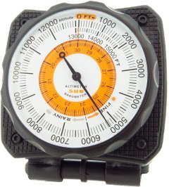 Sun Company Dashboard Altimeter and Barometer