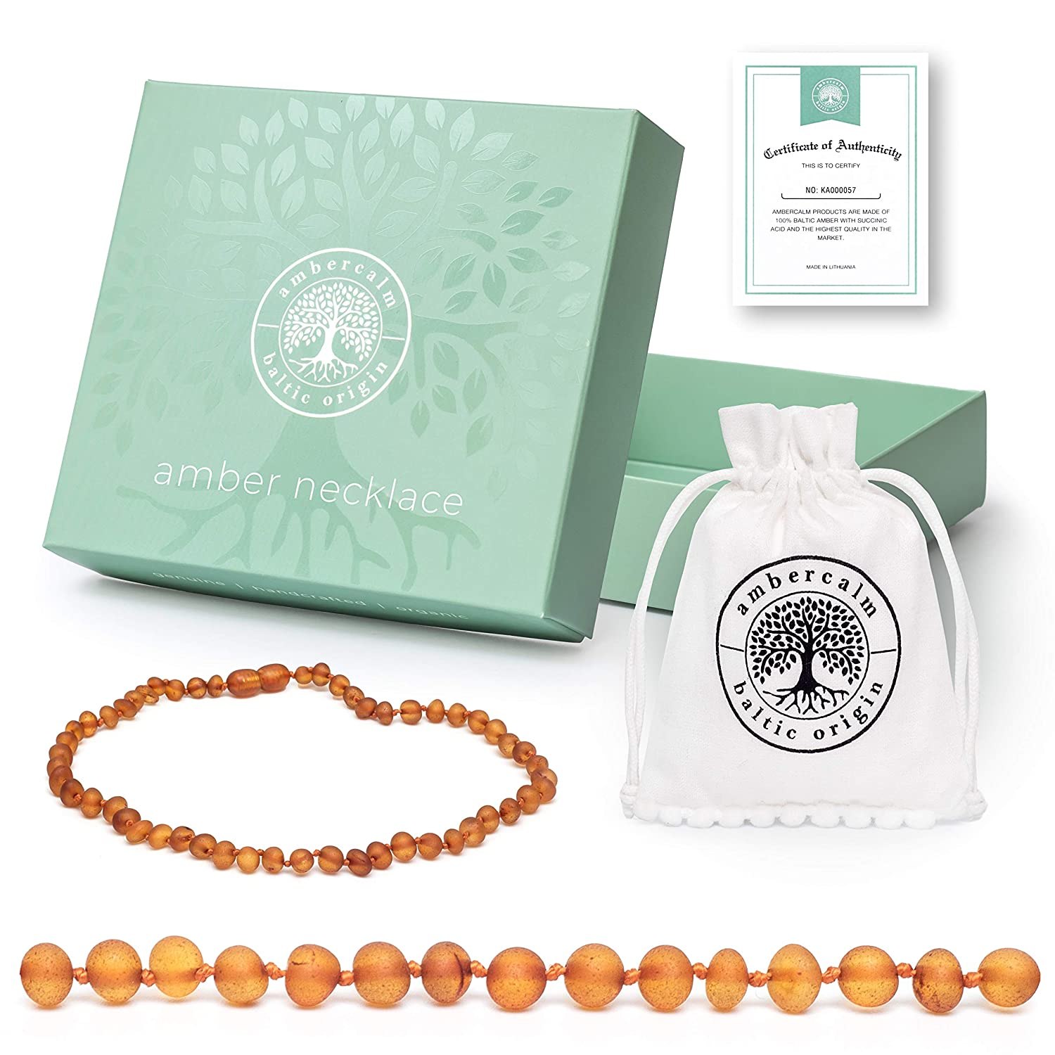 Ambercalm Baltic Amber Necklace