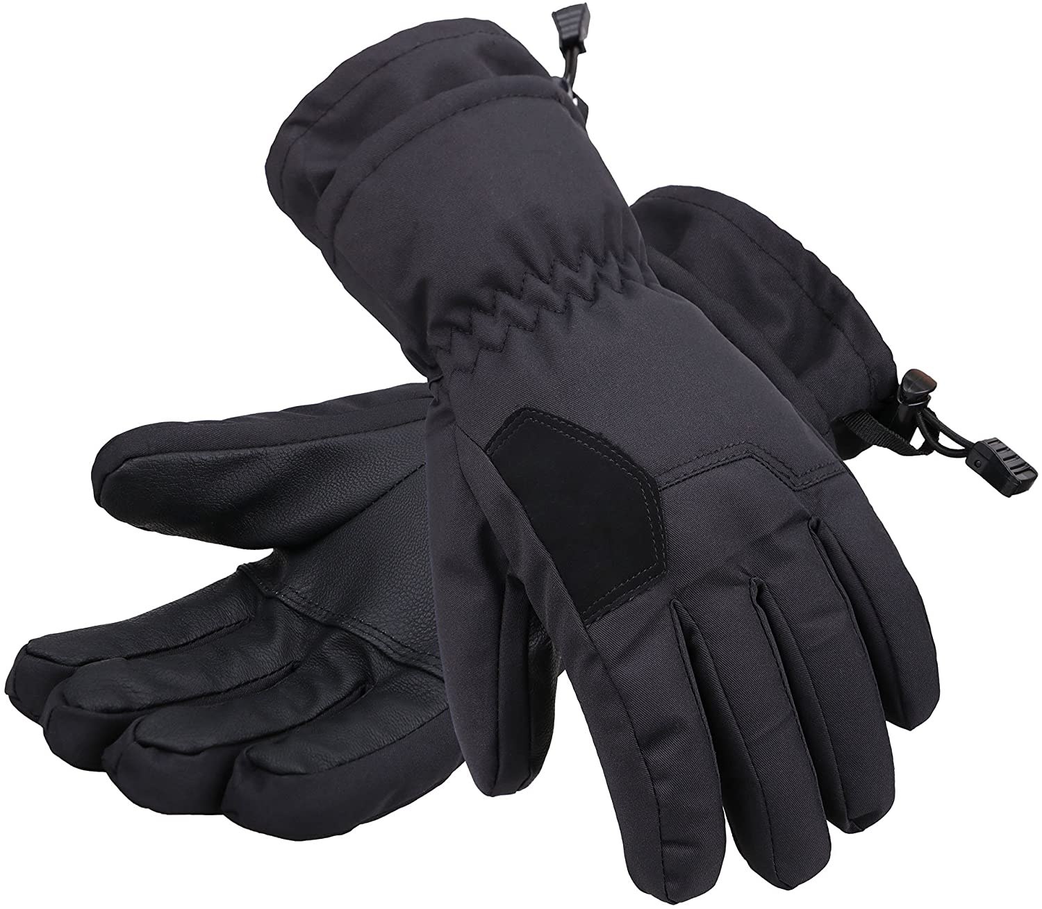 Andorra Kids&#039; Two Tone Geometric Ski Gloves