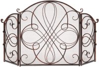 Best Choice Products 3-Panel See-Through Fireplace Screen