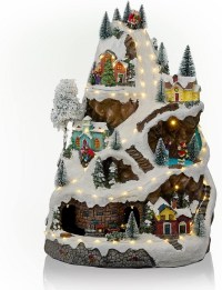 Alpine Corporation Indoor Animated Winter Wonderland Set