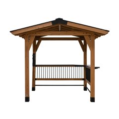 Backyard Discovery Granada Grill Gazebo with Outdoor Bar