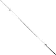 Sunny Health & Fitness 60 Inch Threaded Chrome Barbell Bar