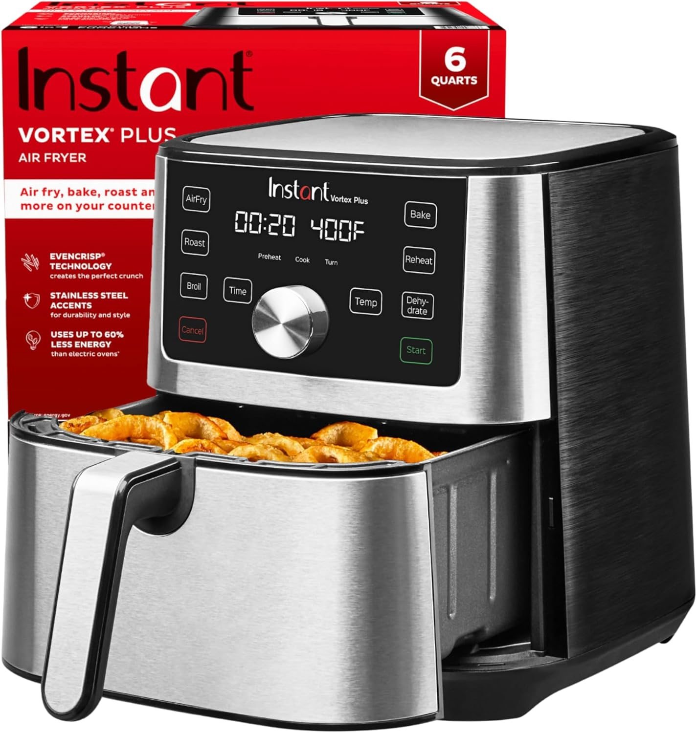 Instant Pot Vortex Plus 6-Quart XL Air Fryer