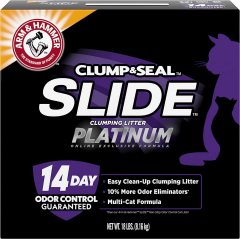 Arm & Hammer SLIDE Platinum Multi-Cat Litter, 18 lbs