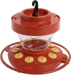 FIRST NATURE 16 oz. Hummingbird Flower Feeder