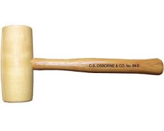 C.S. Osborne Hickory Barrel Shaped Mallet