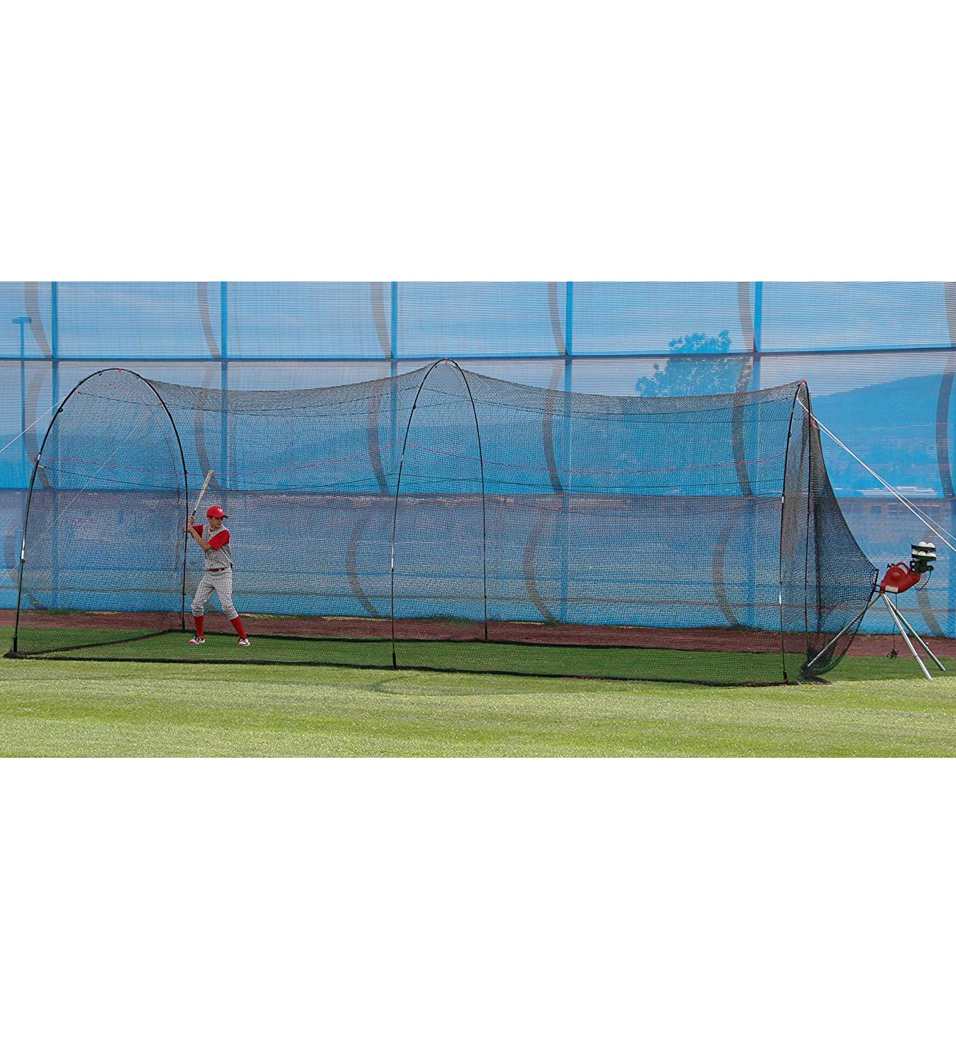 Heater Sports PowerAlley Baseball and Softball Batting Cage Net and Frame