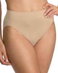 Bali Comfort Revolution Seamless Microfiber Hi-Cut Brief