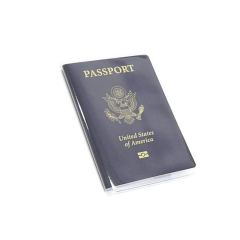 JCD Frosted Passport Cover