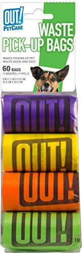 OUT! Dog Waste Pickup Bags, 12" x 9", 120 Count