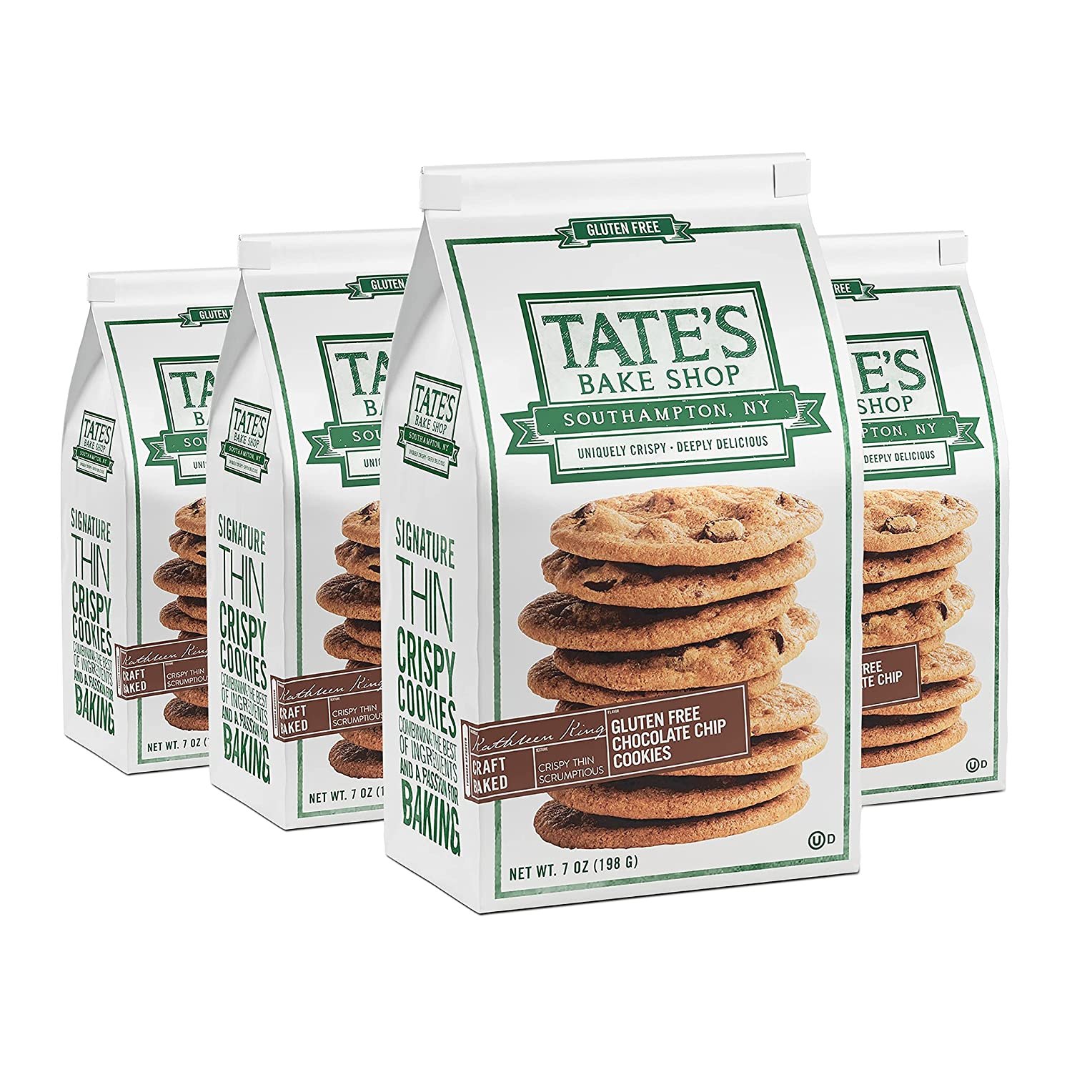 Tate&#039;s Bake Shop Thin &amp; Crispy Cookies, Gluten Free Chocolate Chip