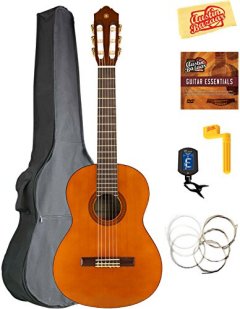 Yamaha Classical Guitar Bundle, 1/2 Size