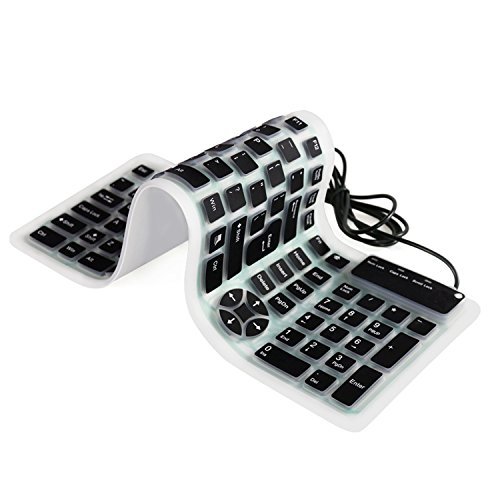 Yumqua Wired Foldable Silicone Keyboard